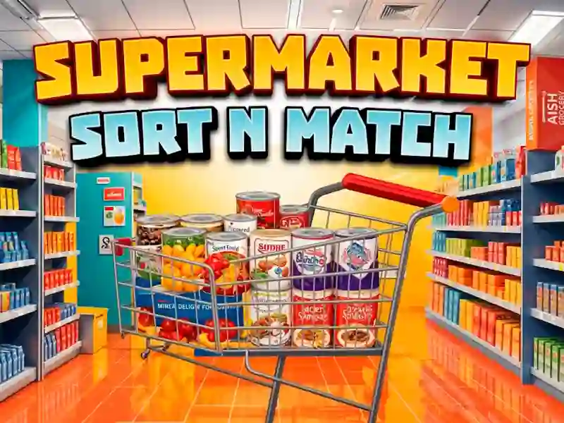 Spel Supermarket Sort N Match aanlyn