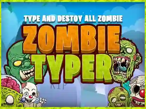 Spel Zombie Typer aanlyn