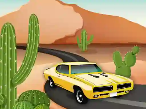 Spel Desert Car Race aanlyn