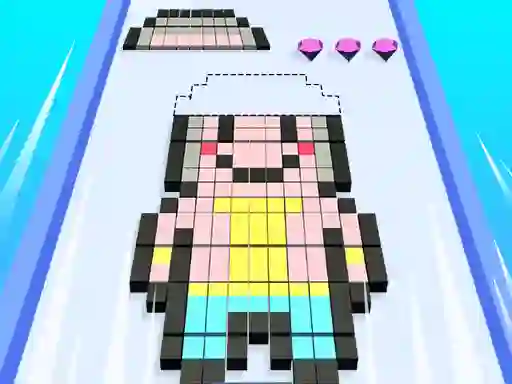 Spel Blocks Stack Rush aanlyn