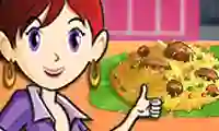 Spel Sara's Cooking Class: Mutton Biryani aanlyn