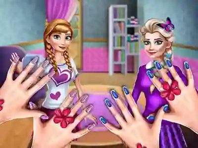Spel Princesses Nails Salon aanlyn