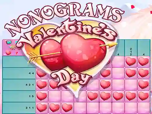 Spel Nonograms Valentines Day aanlyn