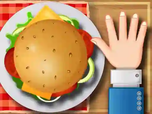 Spel Burger Challenge aanlyn