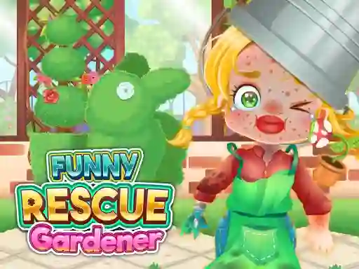 Spel Funny Rescue Gardener aanlyn