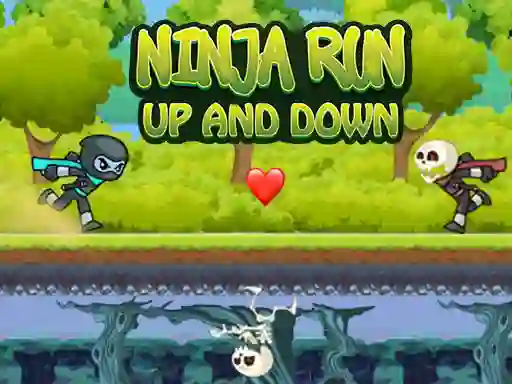 Spel Ninja Run Up And Down aanlyn