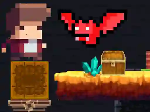 Spel Tiny Man and Red Bat aanlyn