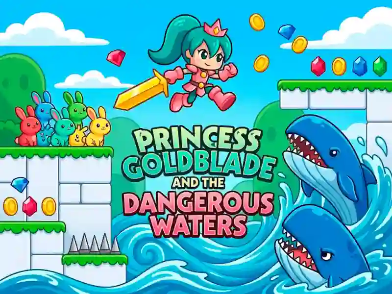 Spel Princess Goldblade and the Dangerous Waters aanlyn