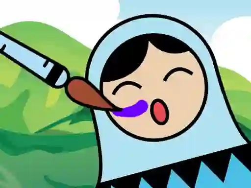 Spel Babushka Coloring aanlyn