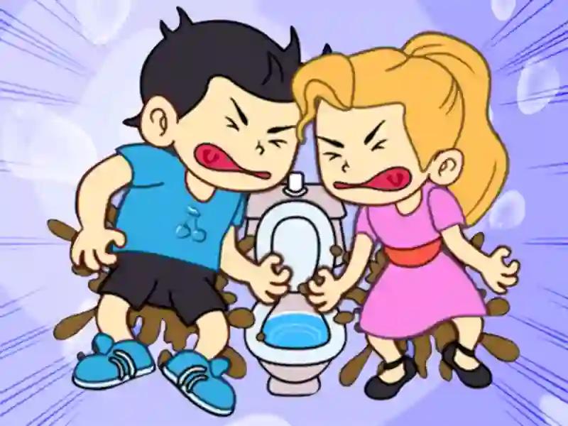 Spel Toilet Rush Race: Draw Puzzle aanlyn