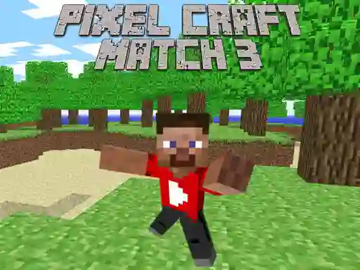 Spel Pixel Craft Match 3 aanlyn