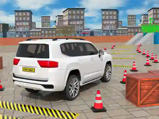 Spel Prado Car Parking Games Sim aanlyn