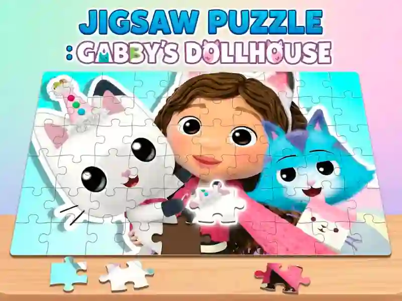 Spel Jigsaw Puzzle: Gabby's Dollhouse aanlyn