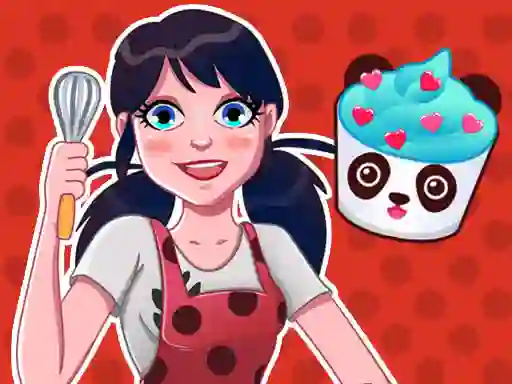 Spel Miraculous Cupcake maker aanlyn