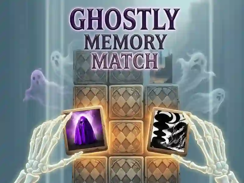 Spel Ghosts Memory Match aanlyn