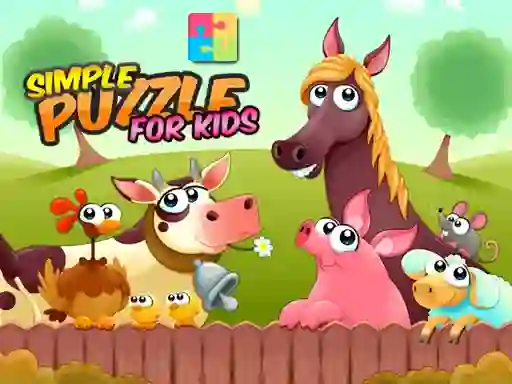 Spel Simple Puzzle For Kids aanlyn