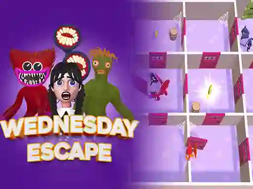 Spel Escape Wednesday aanlyn