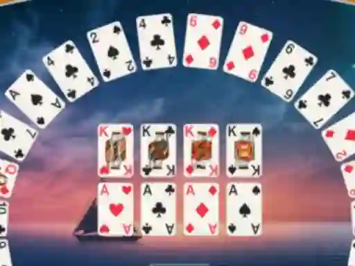 Spel Crescent Solitaire aanlyn