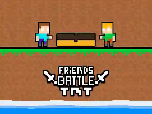 Spel Friends Battle TNT aanlyn