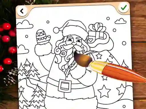 Spel Christmas Coloring Game aanlyn