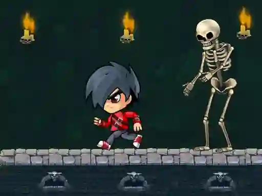 Spel Skeleton Dungeon aanlyn