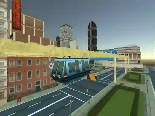 Spel Sky Train Simulator: Elevated Train Driving aanlyn