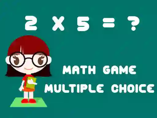 Spel Math Game Multiple Choice aanlyn