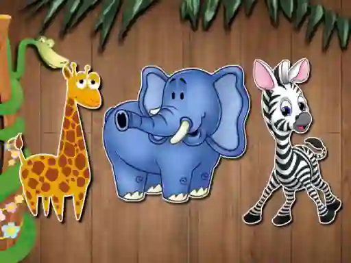 Spel Animal Shapes aanlyn
