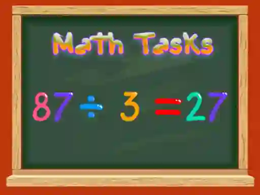 Spel Math Tasks True or False aanlyn
