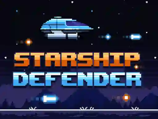 Spel Starship Defender aanlyn