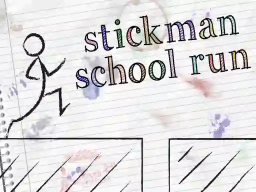 Spel Stickman School Run aanlyn