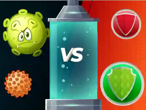 Spel Virus Fight aanlyn
