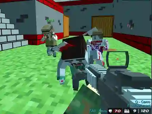 Spel Blocky Wars Advanced Combat Swat aanlyn