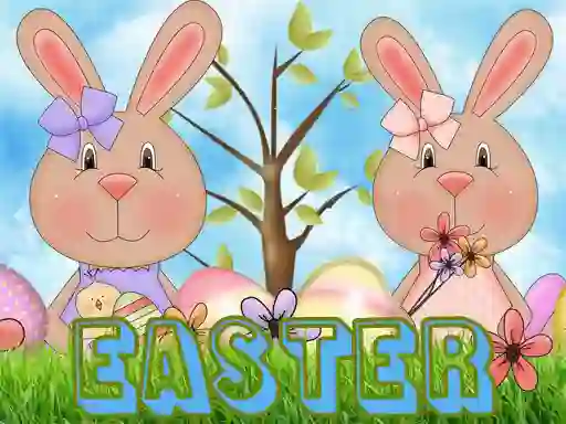 Spel Easter Puzzle aanlyn