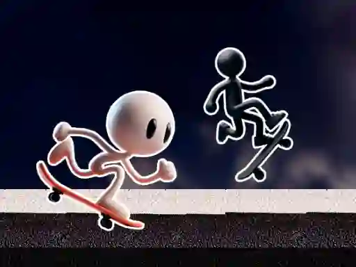 Spel Black and White Stickman aanlyn