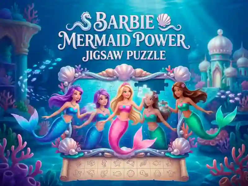 Spel Barbie Mermaid Power Jigsaw Puzzle aanlyn
