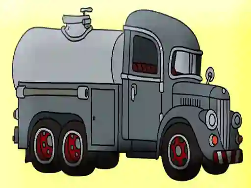 Spel Tank Trucks Coloring aanlyn