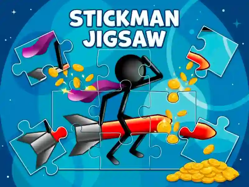 Spel Stickman Jigsaw aanlyn