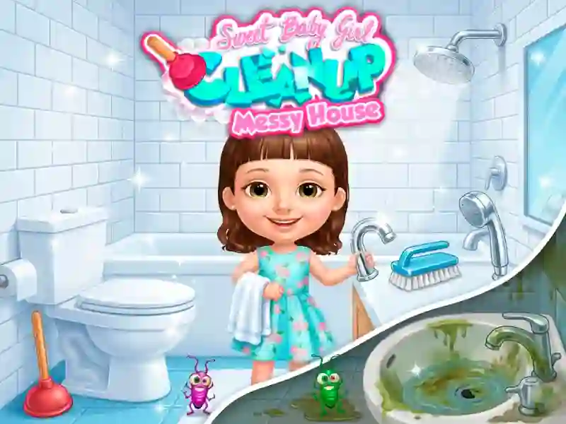 Spel Sweet Baby Girl Cleanup Messy House aanlyn