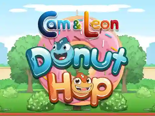 Spel Cam and Leon: Donut Hop aanlyn