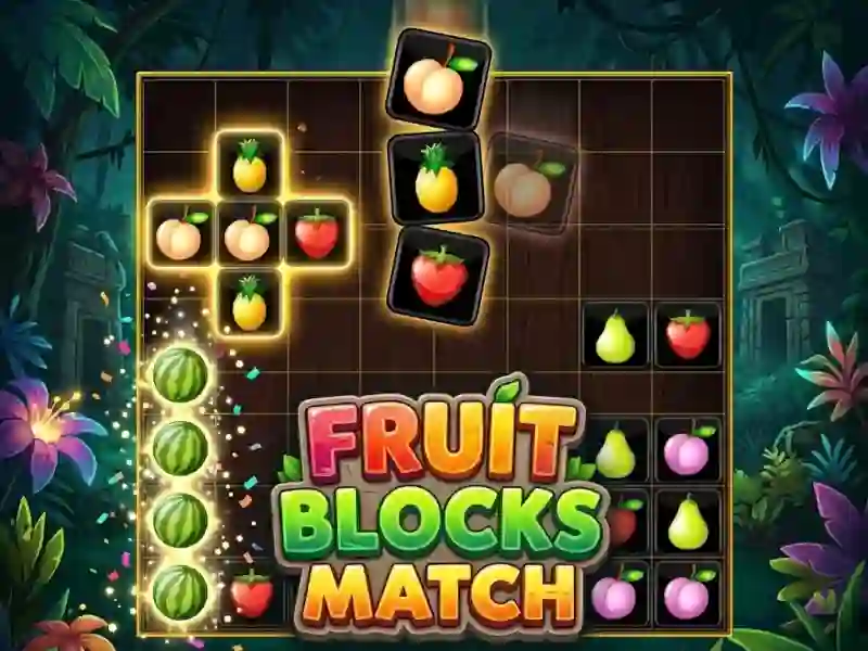Spel Fruit Blocks Match aanlyn