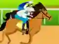 Spel Horse racing typing aanlyn