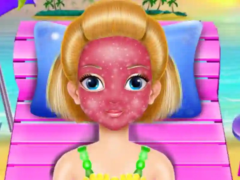 Spel A Beach Day Spa Care aanlyn