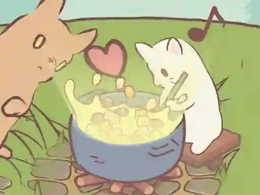 Spel Cute Cat Town aanlyn