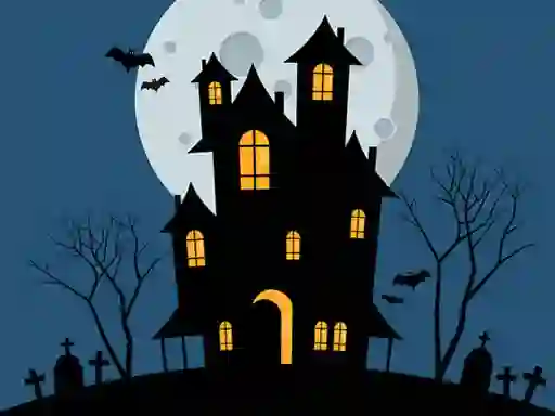 Spel Halloween Night Match 3 aanlyn