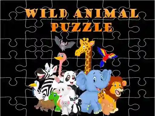 Spel Wild Animals Puzzle aanlyn