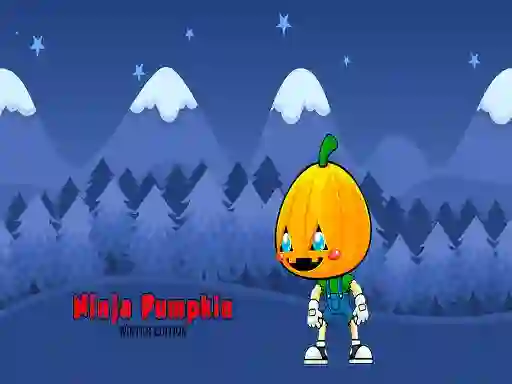 Spel Ninja Pumpkin Winter Edition aanlyn