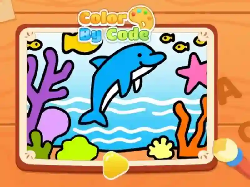 Spel Color By Code: Dolphin aanlyn