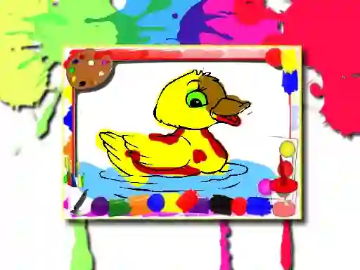 Spel Kids Coloring Book aanlyn