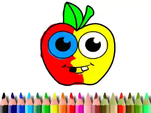 Spel Back To School: Apple Coloring Book aanlyn